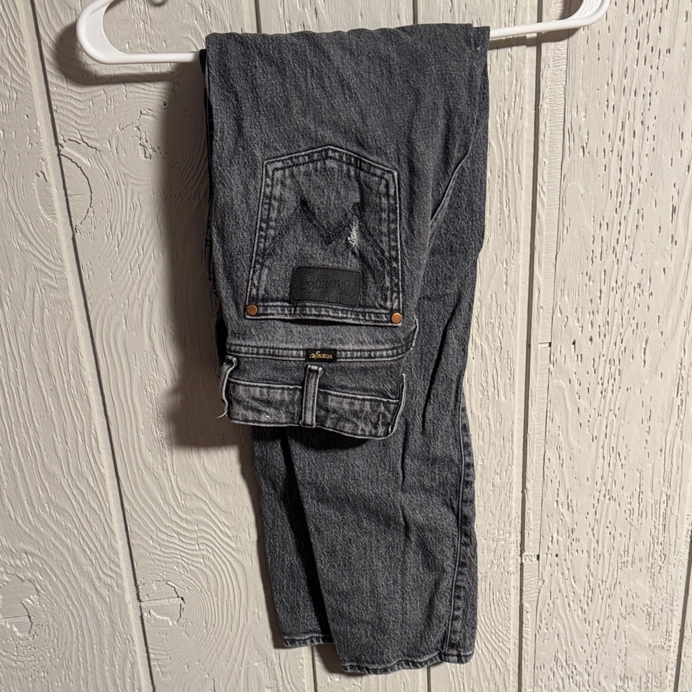 Wrangler Dark Gray Straight “Mom” Jeans